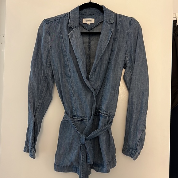 Splendid Chambray Blazer - Picture 5 of 5